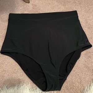 High waisted swim bottoms
